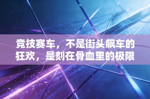 竞技赛车，不是街头飙车的狂欢，是刻在骨血里的极限敬畏