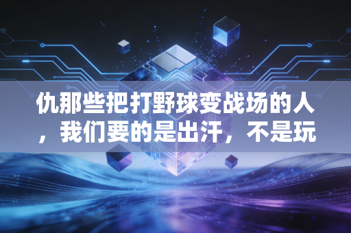 仇那些把打野球变战场的人，我们要的是出汗，不是玩命