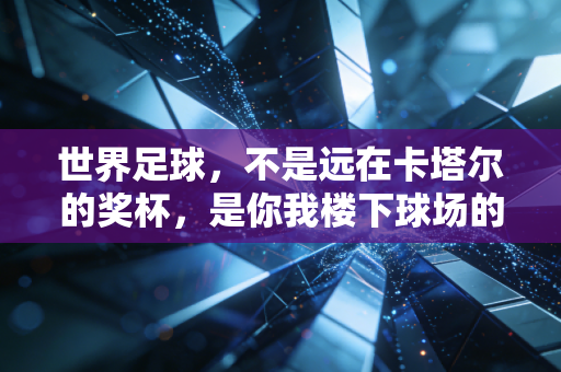 世界足球，不是远在卡塔尔的奖杯，是你我楼下球场的晚风