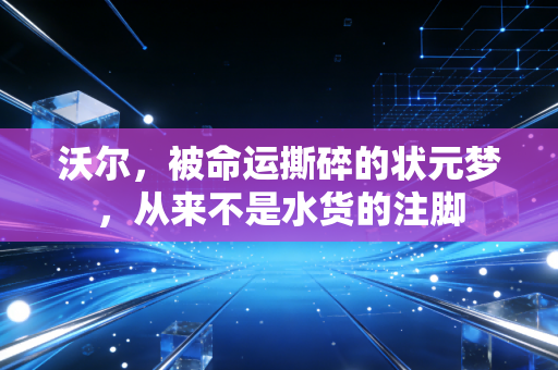 沃尔，被命运撕碎的状元梦，从来不是水货的注脚