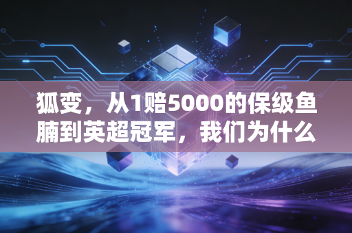 狐变,从1赔5000的保级鱼腩到英超冠军,我们为什么永远为草根体育的奇迹热泪盈眶 狐变,从1赔5000的保级鱼腩到英超冠军,我们为什么永远为草根体育的奇迹热泪盈眶