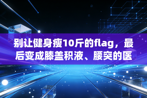 别让健身瘦10斤的flag,最后变成膝盖积液、腰突的医院诊断书 别让健身瘦10斤的flag,最后变成膝盖积液、腰突的医院诊断书