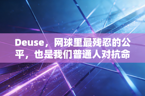 Deuse,网球里最残忍的公平,也是我们普通人对抗命运的缩影 Deuse,网球里最残忍的公平,也是我们普通人对抗命运的缩影