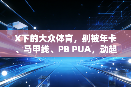 X下的大众体育,别被年卡、马甲线、PB PUA,动起来就不算输 X下的大众体育,别被年卡、马甲线、PB PUA,动起来就不算输