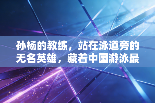 孙杨的教练，站在泳道旁的无名英雄，藏着中国游泳最滚烫的底色