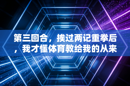 第三回合，挨过两记重拳后，我才懂体育教给我的从来不是赢