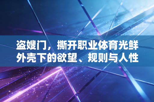 盗嫂门,撕开职业体育光鲜外壳下的欲望、规则与人性暗面 盗嫂门,撕开职业体育光鲜外壳下的欲望、规则与人性暗面