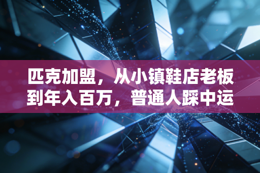 匹克加盟，从小镇鞋店老板到年入百万，普通人踩中运动风口的真实路径