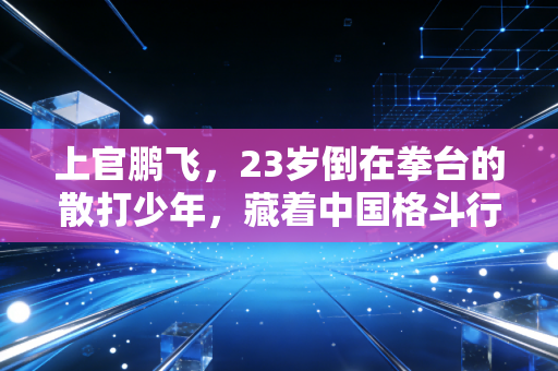 上官鹏飞,23岁倒在拳台的散打少年,藏着中国格斗行业最痛的一课 上官鹏飞,23岁倒在拳台的散打少年,藏着中国格斗行业最痛的一课