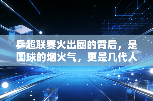 乒超联赛火出圈的背后,是国球的烟火气,更是几代人的青春接力 乒超联赛火出圈的背后,是国球的烟火气,更是几代人的青春接力
