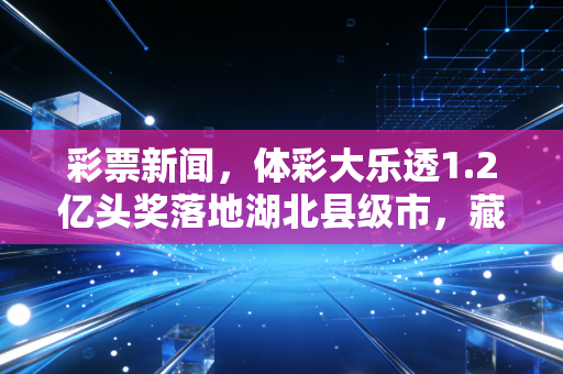 彩票新闻，体彩大乐透1.2亿头奖落地湖北县级市，藏在中奖背后的体育公益底色比暴富更动人