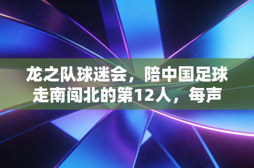 龙之队球迷会，陪中国足球走南闯北的第12人，每声呐喊都藏着最滚烫的热爱