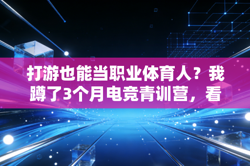 打游也能当职业体育人？我蹲了3个月电竞青训营，看见无数普通人的热血与遗憾