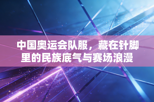 中国奥运会队服，藏在针脚里的民族底气与赛场浪漫