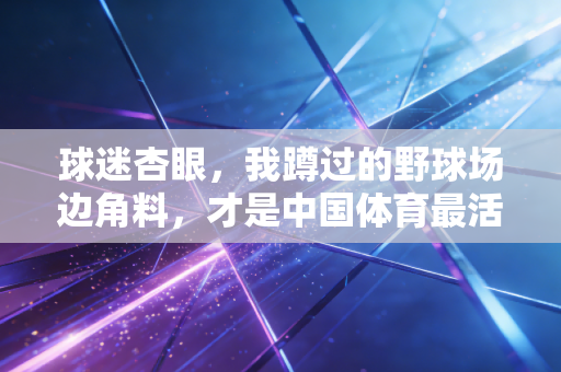 球迷杏眼,我蹲过的野球场边角料,才是中国体育最活的注脚 球迷杏眼,我蹲过的野球场边角料,才是中国体育最活的注脚
