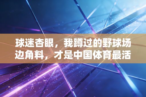 球迷杏眼，我蹲过的野球场边角料，才是中国体育最活的注脚