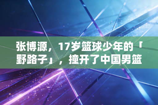 张博源,17岁篮球少年的「野路子」,撞开了中国男篮的新门 张博源,17岁篮球少年的「野路子」,撞开了中国男篮的新门
