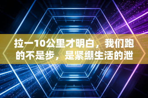 拉一10公里才明白，我们跑的不是步，是紧绷生活的泄洪口