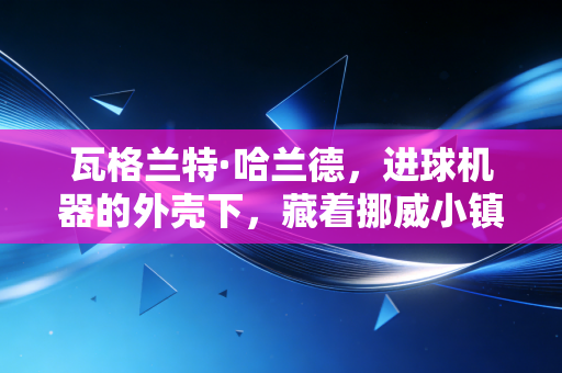 瓦格兰特·哈兰德,进球机器的外壳下,藏着挪威小镇男孩的成长密码 瓦格兰特·哈兰德,进球机器的外壳下,藏着挪威小镇男孩的成长密码