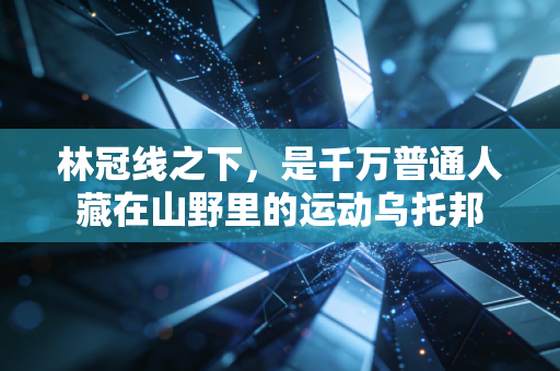 林冠线之下,是千万普通人藏在山野里的运动乌托邦 林冠线之下,是千万普通人藏在山野里的运动乌托邦