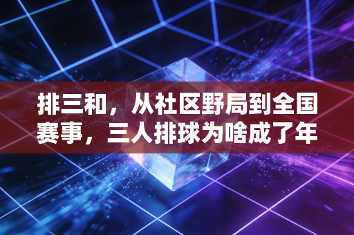 排三和,从社区野局到全国赛事,三人排球为啥成了年轻人的运动新宠 排三和,从社区野局到全国赛事,三人排球为啥成了年轻人的运动新宠