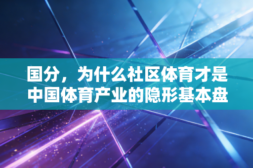 国分,为什么社区体育才是中国体育产业的隐形基本盘 国分,为什么社区体育才是中国体育产业的隐形基本盘