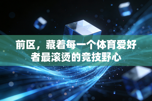 前区,藏着每一个体育爱好者最滚烫的竞技野心 前区,藏着每一个体育爱好者最滚烫的竞技野心