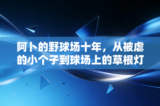 阿卜的野球场十年,从被虐的小个子到球场上的草根灯塔 阿卜的野球场十年,从被虐的小个子到球场上的草根灯塔