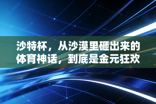 沙特杯，从沙漠里砸出来的体育神话，到底是金元狂欢还是行业新变量？
