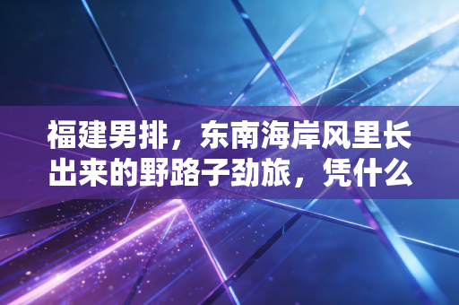 福建男排，东南海岸风里长出来的野路子劲旅，凭什么戳中千万普通人的共情？