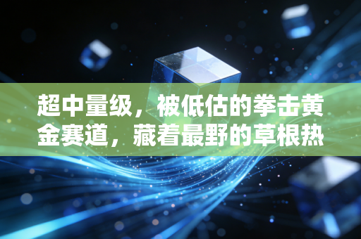 超中量级,被低估的拳击黄金赛道,藏着最野的草根热血与行业密码 超中量级,被低估的拳击黄金赛道,藏着最野的草根热血与行业密码