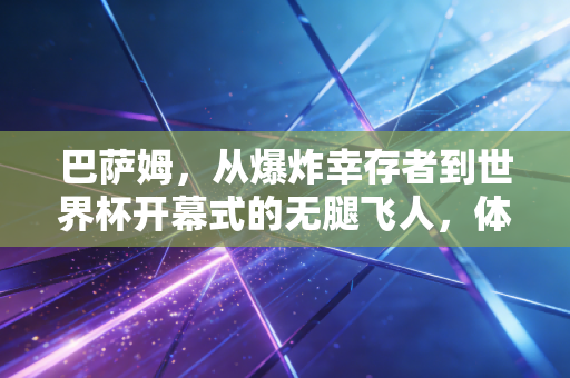 巴萨姆，从爆炸幸存者到世界杯开幕式的无腿飞人，体育从来不是健全者的专属游戏