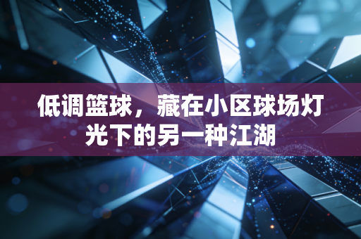 低调篮球,藏在小区球场灯光下的另一种江湖 低调篮球,藏在小区球场灯光下的另一种江湖