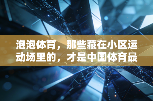 泡泡体育,那些藏在小区运动场里的,才是中国体育最鲜活的底色 泡泡体育,那些藏在小区运动场里的,才是中国体育最鲜活的底色