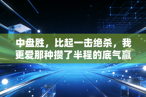 中盘胜,比起一击绝杀,我更爱那种攒了半程的底气赢法 中盘胜,比起一击绝杀,我更爱那种攒了半程的底气赢法