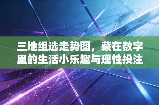 三地组选走势图,藏在数字里的生活小乐趣与理性投注指南 三地组选走势图,藏在数字里的生活小乐趣与理性投注指南