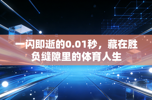一闪即逝的0.01秒,藏在胜负缝隙里的体育人生 一闪即逝的0.01秒,藏在胜负缝隙里的体育人生