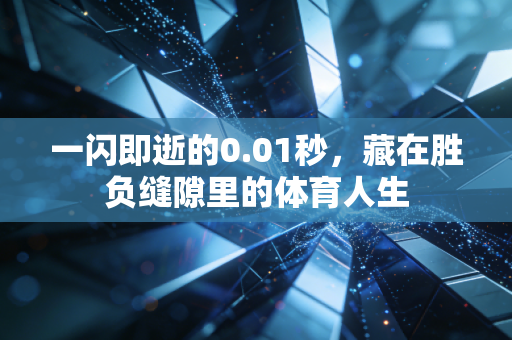一闪即逝的0.01秒，藏在胜负缝隙里的体育人生