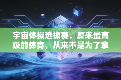 宇宙体操选拔赛,原来最高级的体育,从来不是为了拿金牌 宇宙体操选拔赛,原来最高级的体育,从来不是为了拿金牌