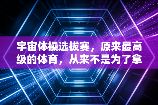 宇宙体操选拔赛，原来最高级的体育，从来不是为了拿金牌