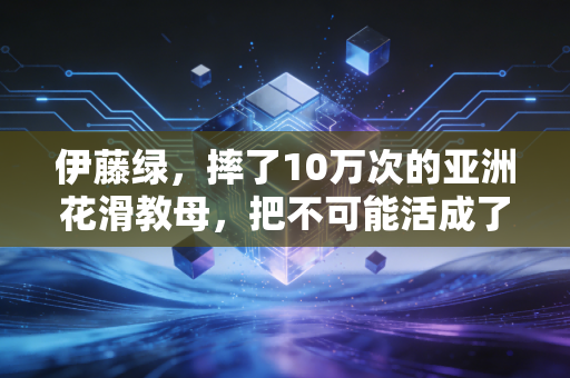 伊藤绿，摔了10万次的亚洲花滑教母，把不可能活成了普通人的励志模板