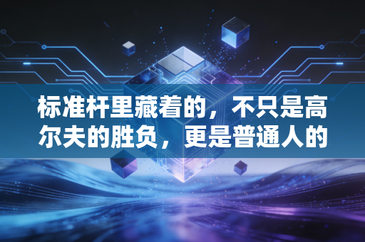 标准杆里藏着的，不只是高尔夫的胜负，更是普通人的人生解法