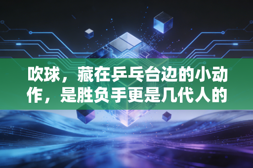 吹球,藏在乒乓台边的小动作,是胜负手更是几代人的青春暗号 吹球,藏在乒乓台边的小动作,是胜负手更是几代人的青春暗号