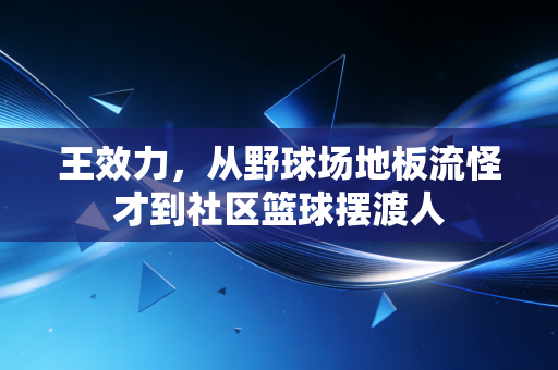 王效力，从野球场地板流怪才到社区篮球摆渡人
