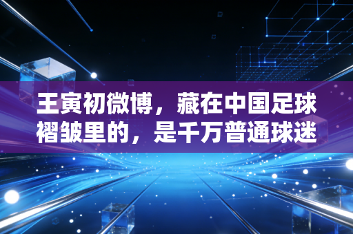王寅初微博，藏在中国足球褶皱里的，是千万普通球迷的滚烫人生