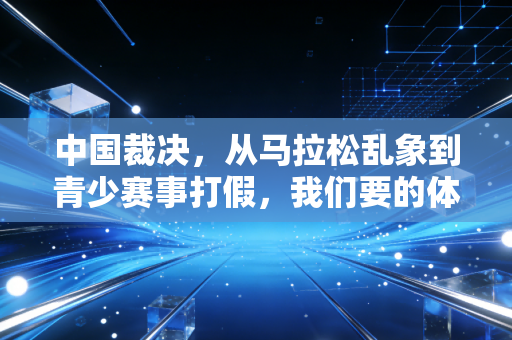 中国裁决，从马拉松乱象到青少赛事打假，我们要的体育公平从来不是说说而已