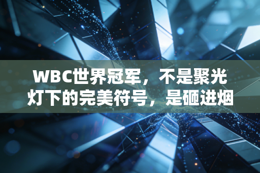 WBC世界冠军,不是聚光灯下的完美符号,是砸进烟火里的滚烫人生 WBC世界冠军,不是聚光灯下的完美符号,是砸进烟火里的滚烫人生