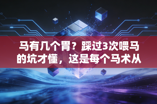 马有几个胃？踩过3次喂马的坑才懂，这是每个马术从业者的入门第一课