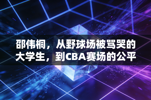 邵伟桐,从野球场被骂哭的大学生,到CBA赛场的公平标尺 邵伟桐,从野球场被骂哭的大学生,到CBA赛场的公平标尺