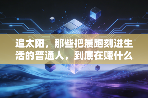 追太阳,那些把晨跑刻进生活的普通人,到底在赚什么 追太阳,那些把晨跑刻进生活的普通人,到底在赚什么